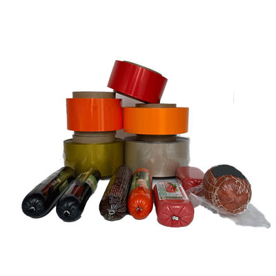 Bộ phim vỏ xúc xích bằng nhựa PVDC được in tùy chỉnh cho bao bì xúc xích