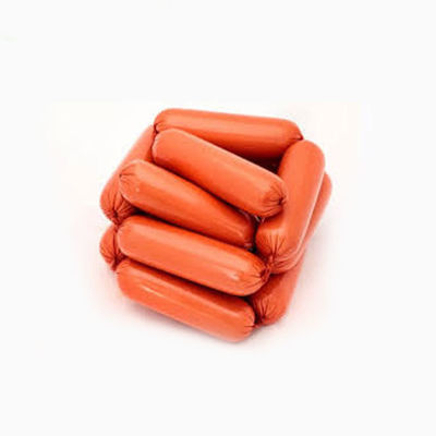 Bộ phim đóng gói thực phẩm in vỏ xúc xích nhân tạo PVDC vỏ xúc xích ống
