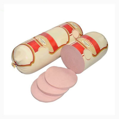 Bộ phim đóng gói thực phẩm in vỏ xúc xích nhân tạo PVDC vỏ xúc xích ống