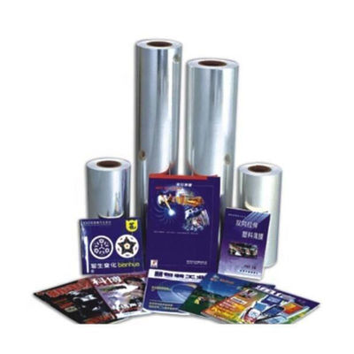 BOPP phim đơn giản Jumbo Roll PVDC nhựa thu nhỏ phim bọc nhiệt cơ sở mà không có keo 12-80um