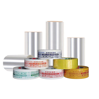 BOPP phim đơn giản Jumbo Roll PVDC nhựa thu nhỏ phim bọc nhiệt cơ sở mà không có keo 12-80um
