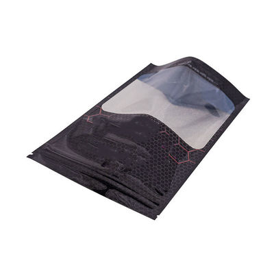 PVDC phủ PET đa lớp nhựa đứng lên Zip khóa túi tùy chỉnh độ dày 100-130 micron