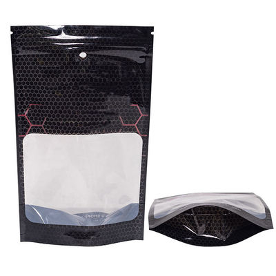 PVDC phủ PET đa lớp nhựa đứng lên Zip khóa túi tùy chỉnh độ dày 100-130 micron