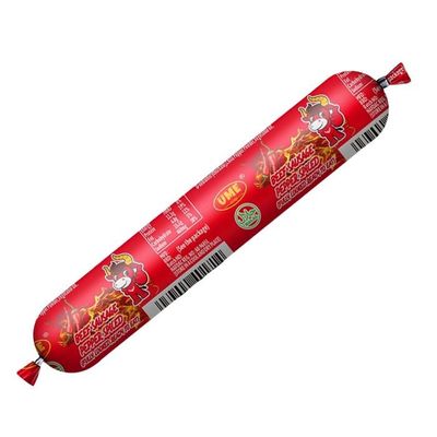 in tùy chỉnh xúc xích vỏ nhựa cuộn thịt nướng ngay lập tức khói PVDC lấp bên trên đáy hình thành nhiệt