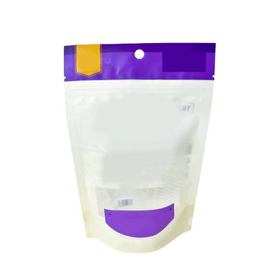 Matte Glossy Finish Stand Up Zipper Pouch PVDC Polyester Laminated cho thú cưng