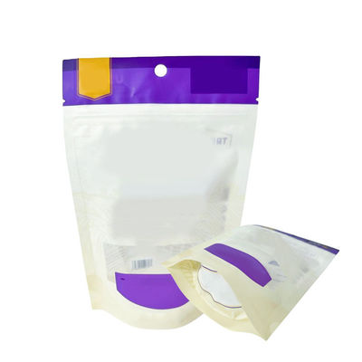 Matte Glossy Finish Stand Up Zipper Pouch PVDC Polyester Laminated cho thú cưng