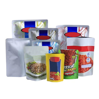 Túi đóng gói thực phẩm Nhựa tùy chỉnh in túi cà phê Ziplock 40 Mic ~ 250 Mic