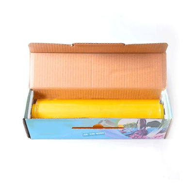 Bao bì thực phẩm tươi PVDC Transparent Cling Film Wrap Slide Cutter Stretch Film