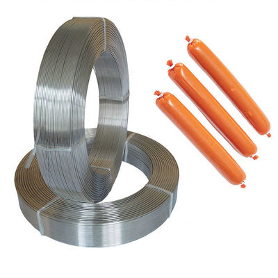 2024 Mẫu mới Clip xúc xích Clip niêm phong dây nhôm 2,55kg / cuộn 2,97kg / cuộn