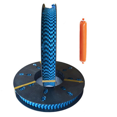Tiệm siêu thị U hình dạng nhôm xúc xích clip Tighteners Máy đóng gói thực phẩm kín