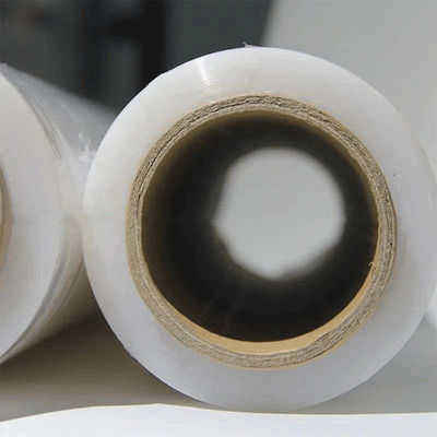 PVDC phim quảng cáo Transparent Cling Wrap Roll ẩm chống với máy cắt trượt