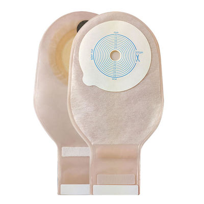 Y tế Một miếng túi Ostomy Stoma túi màu Beige thoát nước 65mm cắt một miếng hệ thống túi Ostomy