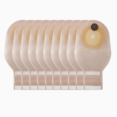 Y tế Một miếng túi Ostomy Stoma túi màu Beige thoát nước 65mm cắt một miếng hệ thống túi Ostomy