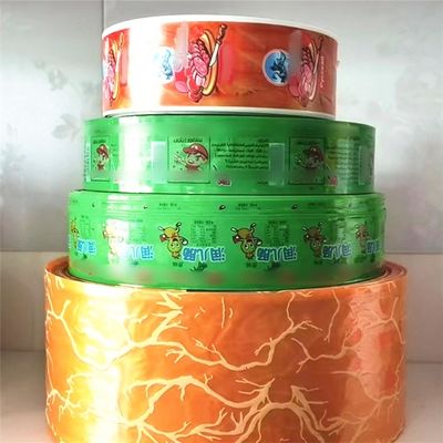 Thực phẩm tùy chỉnh PVDC nhựa bao bì phim gói xúc xích
