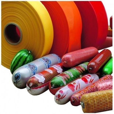 Cuộn PVDC nhựa vỏ xúc xích phim rộng 140mm 180mm