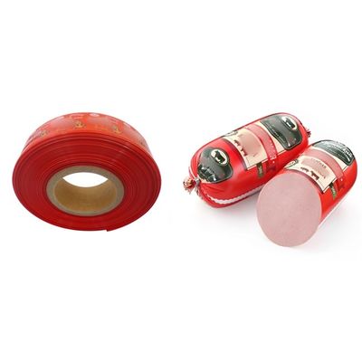 in logo tùy chỉnh cao rào cản PVDC nhựa xúc xích vỏ phim