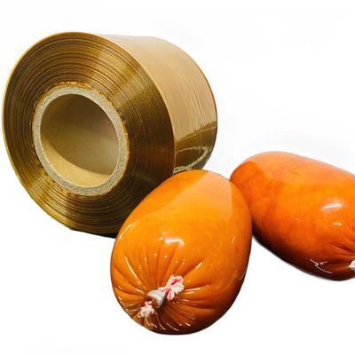 Halal màu khác nhau nhựa thịt xông khói da xúc xích vỏ thịt xông khói rào chắn phim thịt bò Salami xúc xích vỏ xúc xích da bán