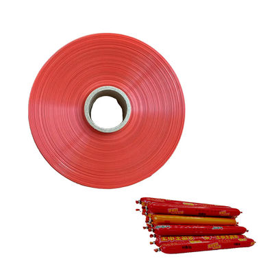Logo tùy chỉnh PVDC cơ sở nhựa xúc xích vỏ phim minh bạch cao